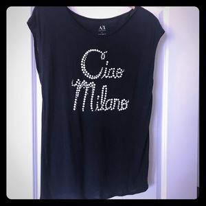 Navy Armani Xchange t